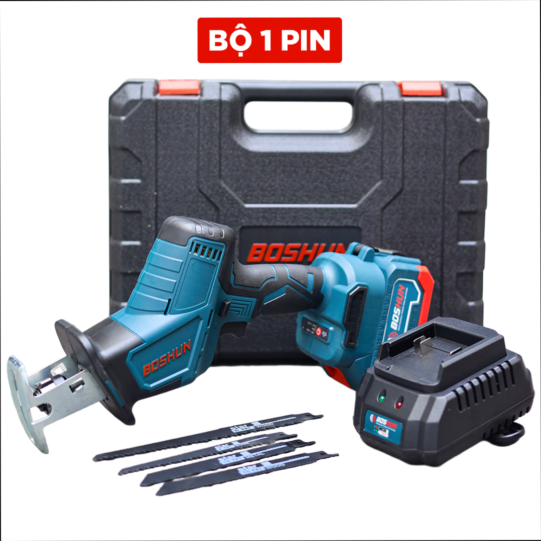 Máy Cưa Kiếm Cầm Tay Boshun BS-CK20BL - Động Cơ Brushless Cắt Gỗ Sắt Nhựa